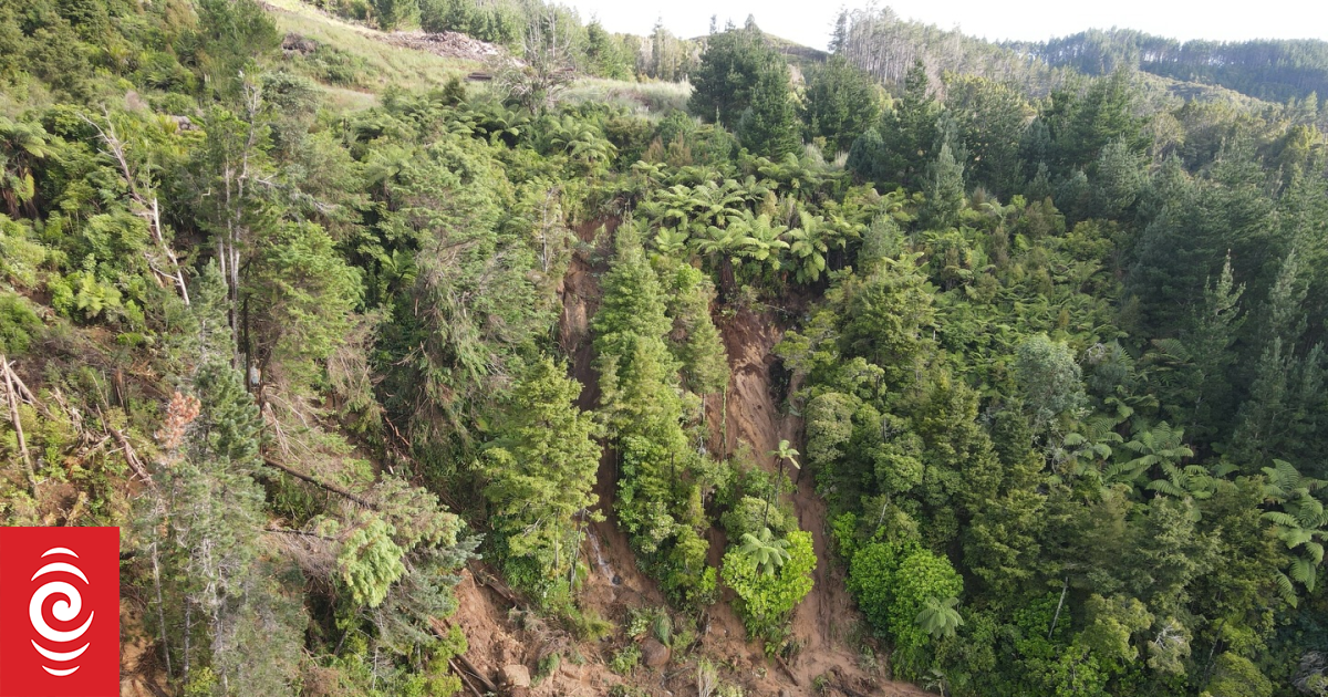 Monster slip in Northland still moving