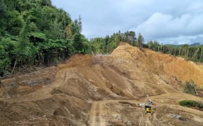 Damage to SH25A in Coromandel.