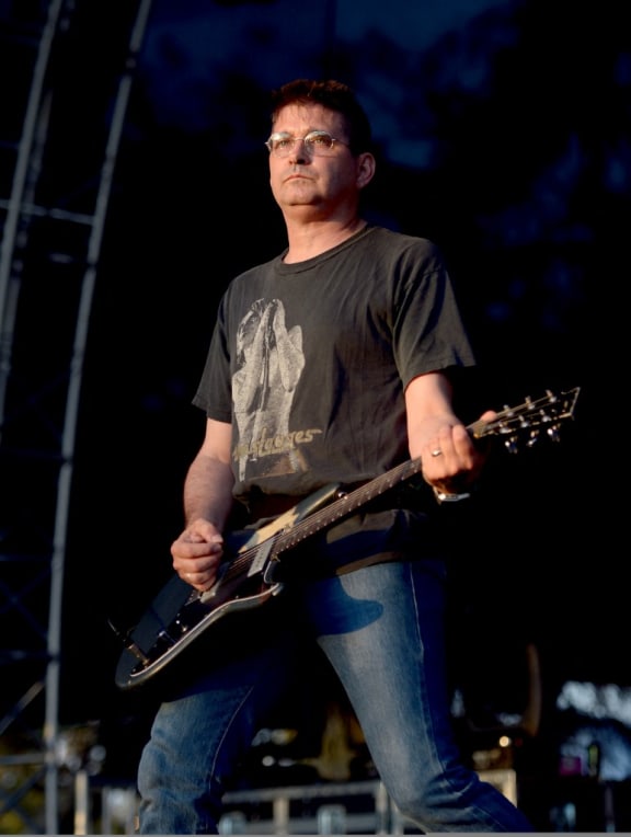 Musician Steve Albini of Shellac performs onstage during FYF Fest 2016 at Los Angeles Sports Arena on 27 August, 2016 in Los Angeles, California.