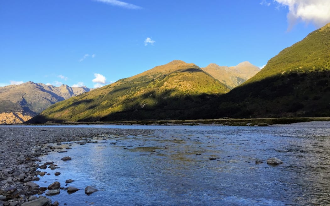 The Makarora River in Mount Aspiring National Park.