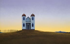 Steve Harris' painting of a Ratana Church went for $24,000