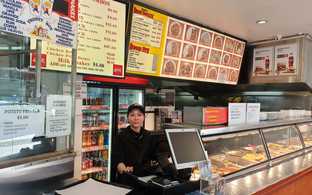 Chanda Sok, the owner of J&M Fast Food in Wellington