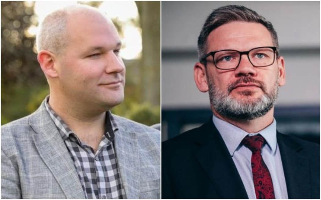 National MP Andrew Falloon (left) resigned after it emerged he allegedly sent explicit images to at least four women and Labour MP Iain Lees-Galloway was stripped off his ministerial portfolios after it was revealed that he had a 12-month-long inappropriate relationship with a former staffer.