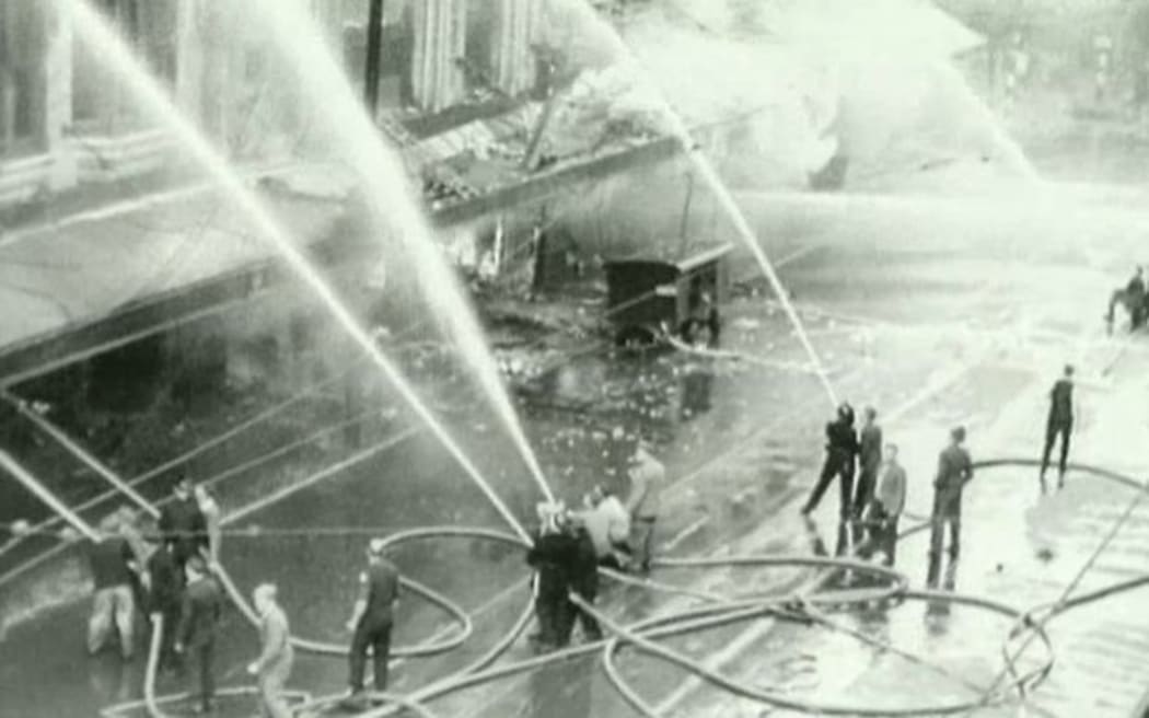 The Ballantynes department store fire in 1947.