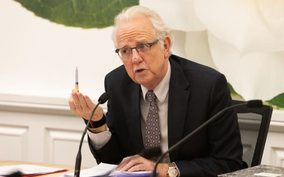 Labour Party MP Greg O'Connor questions a submitter in Parliament's Petitions Committee.