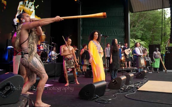 Moana and the Tribe at WOMAD 2014.