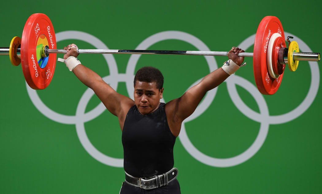 Fiji weightlifter Apolonia Vaivai.