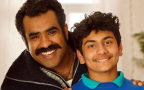 Pax Assadi and Kenus Binu in the TV series Raised by Refugees