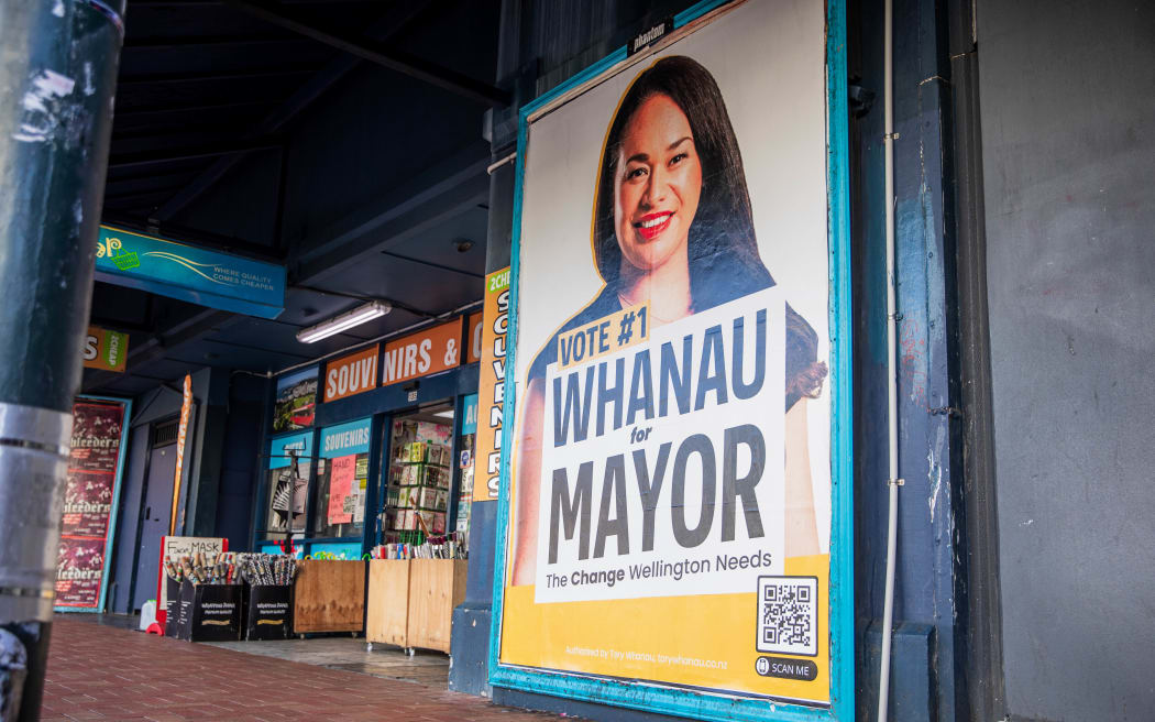 Tory Whanau campaign poster