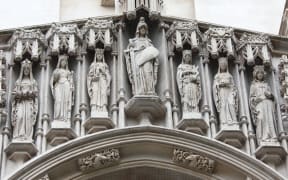 Statues on Westminster Abbey