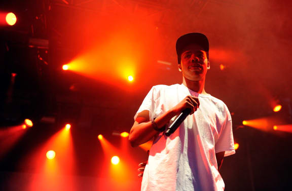 Odd Future rapper Earl Sweatshirt performs at the Life is Beautiful festival in Las Vegas last year.