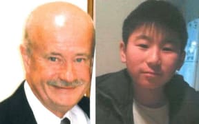 John Beckenridge, left, and Mike Zhao-Beckenridge