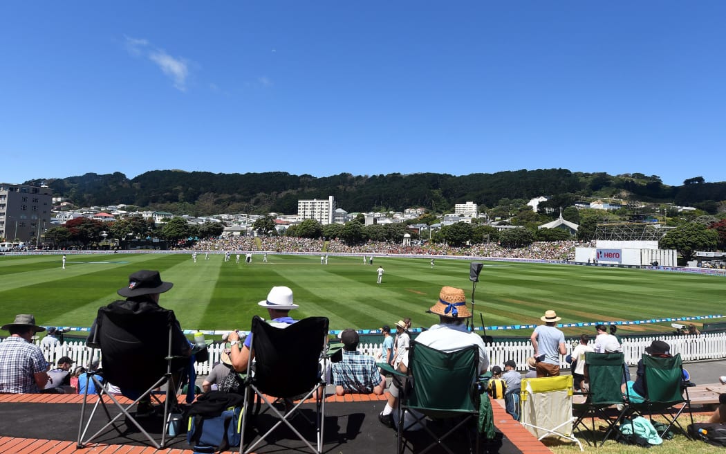 General View of the Basin Reserve Cricket Ground 2018.