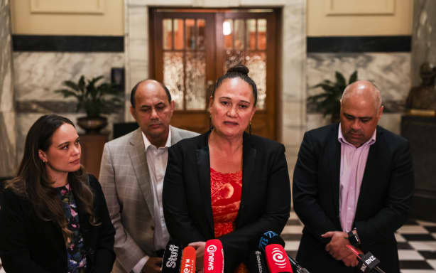 Arena Williams, Carmel Sepuloni, Peenie Henare and Willie Jackson.