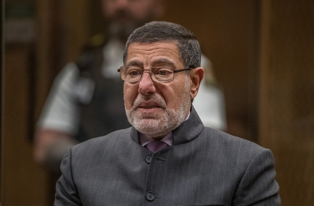 Ibrahim Abdelhalim - victim impact statement. 

PHOTO: JOHN KIRK-ANDERSON

Sentencing for Brenton Tarrant on 51 murder, 40 attempted murder and one terrorism charge.