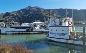 Johnson's Barge Service has been ferrying people and vehicles up and down the Kenepuru Sound.