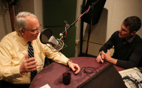 Sky TV's chief executive John Fellet talking to RNZ's Colin Peacock.