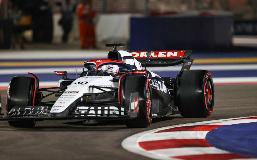 Liam Lawson at the Singapore Grand Prix