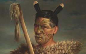Gottfried Lindauer, Rewi Manga Maniapoto, 1882, oil on canvas