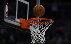 17th January 2019, The O2 Arena, London, England; NBA London Game, Washington Wizards versus New York Knicks; A 3 point shot goes into the net