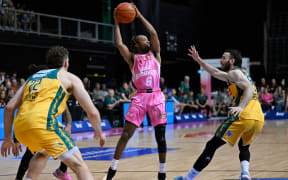 Parker Jackson-Cartwright pulls down a rebound.