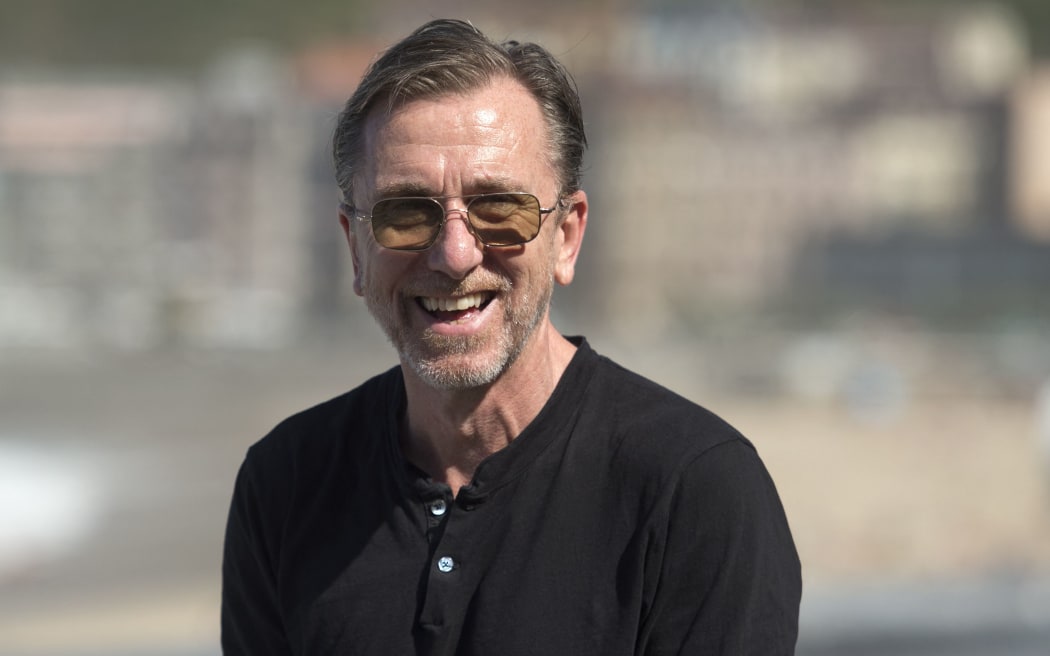 English actor Tim Roth poses to promote his film "The Song of Names" during the 67th San Sebastian Film Festival, in the northern Spanish Basque city of San Sebastian on September 28, 2019.