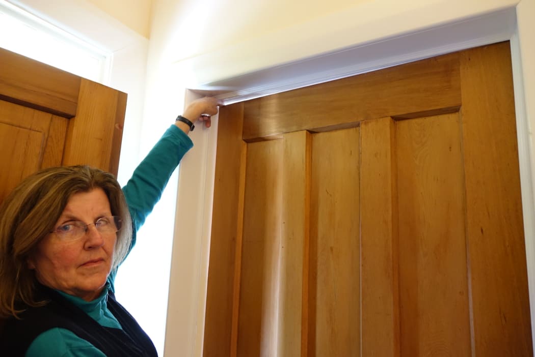 The doors and windows at Ms Dalziel's house are not level.