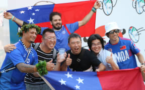 Fans at RWC in Kobe