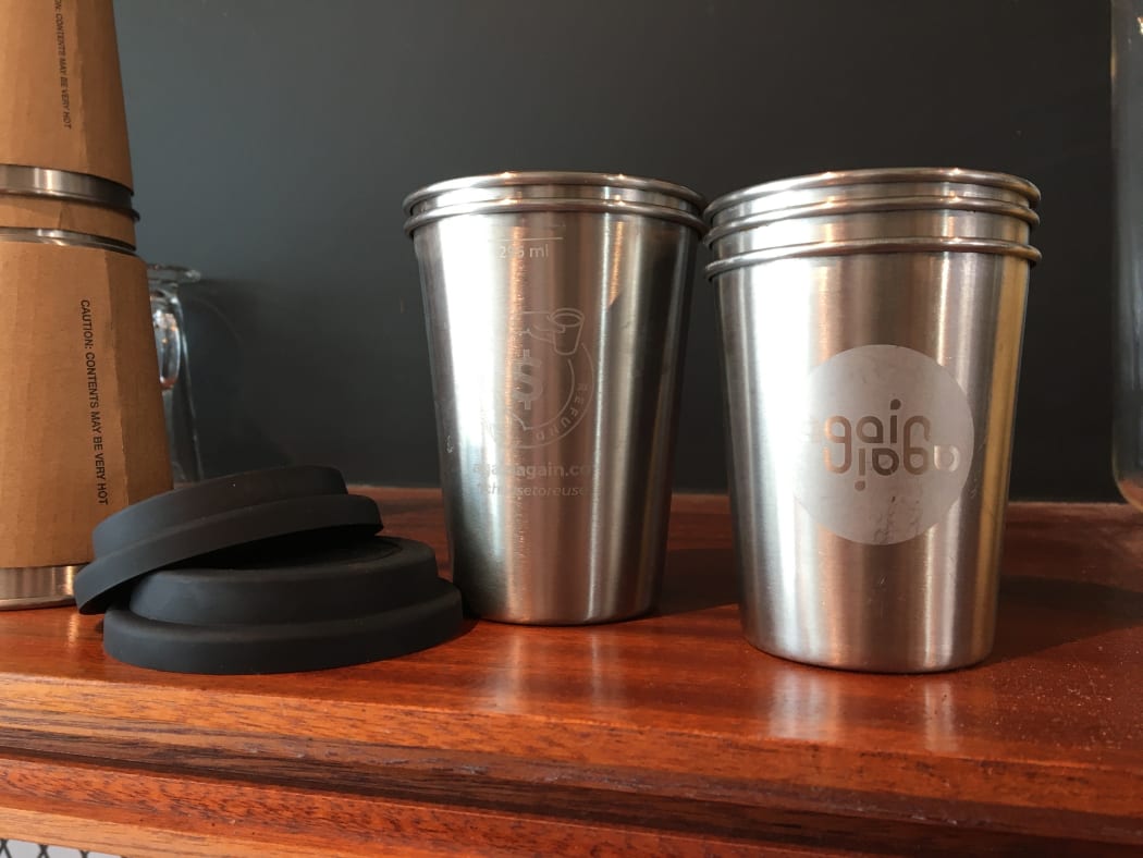 Reusable Again Again coffee cups
