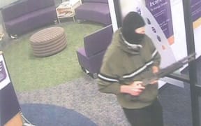 Russell John Tully in the Ashburton Work and Income office during his killing spree in September 2014.