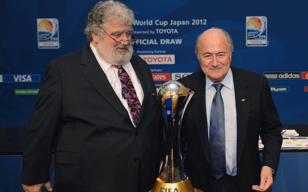 Disgraced FIFA officials Chuck Blazer (left) and Sepp Blatter.