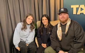 So'omalo with the hosts of This Is Wheel Life