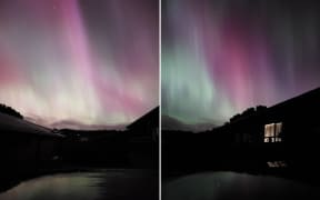 The aurora seen from Stewart Island on 11 May, 2024.