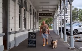 Morris West is a volunteer with hearing dogs in New Plymouth.