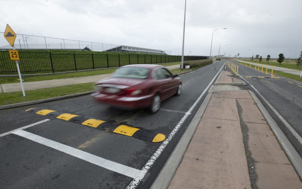 Tauranga City Council said the current speed bumps are temporary.