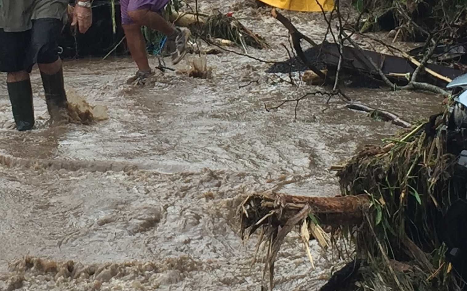 Tahiti's east hit by deluge