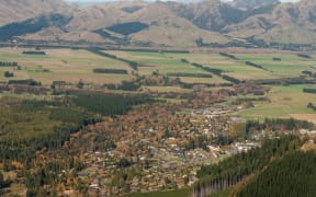 Hanmer Springs seen from Mt Isobel.