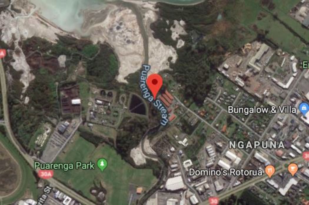 The body was found in Puarenga Stream this morning.