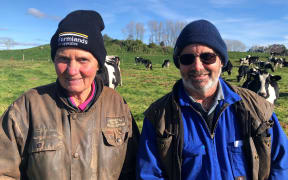 Farmers George and Sharon Moss on their dairy farm in Tokoroa.