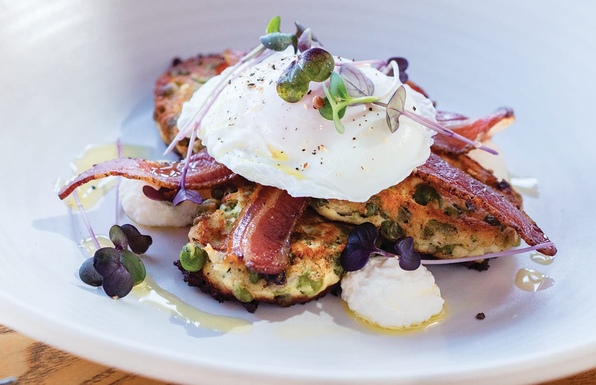 Green Pea Ricotta Fritters