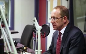 Andrew Little in RNZ's Wellington studios 5 July 2016.