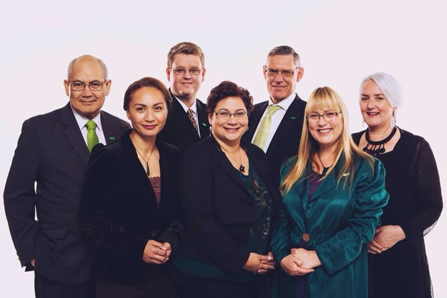 Denise Roche with Green Party Māori Candidates