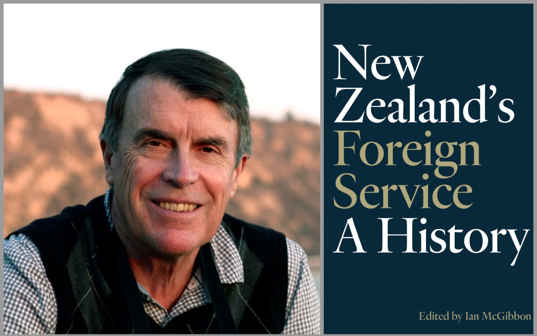 Ian McGibbon portrait, book cover