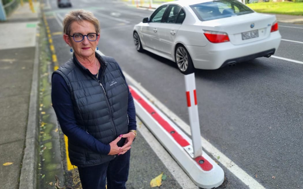 Devon Intermediate School principal Jenny Gellen says the New Plymouth cycleway is an accident waiting to happen.