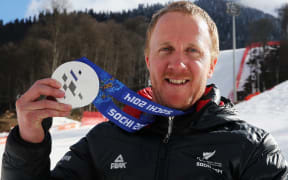 Corey Peters is the New Zealand team flagbearer.