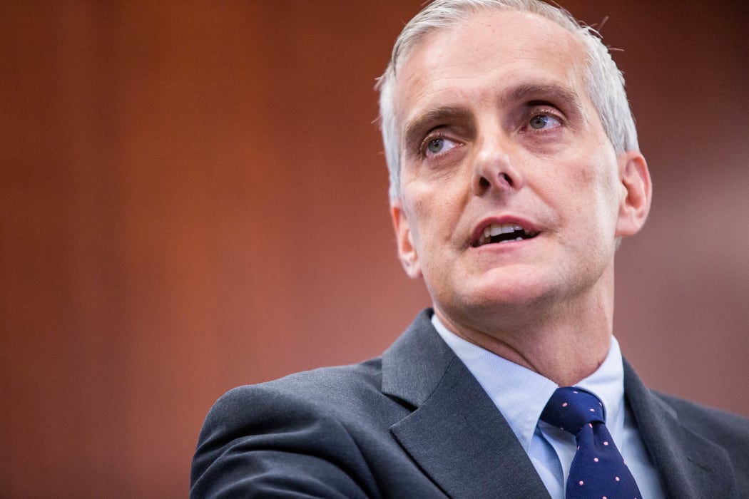 White House Chief of Staff Denis McDonough speaks during a conference between The Center for Strategic and International Studies(CSIS and the Justice Department at the CSIS building September 14, 2016 in Washington, DC.