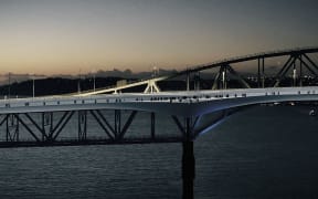 The new design for the Auckland Harbour Bridge shared path