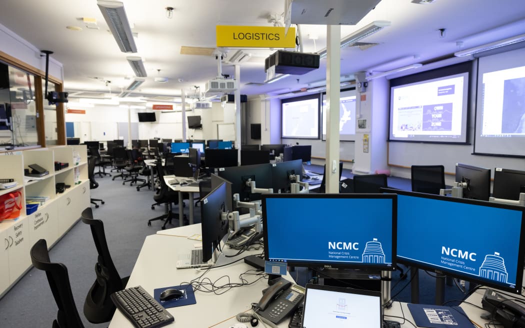 In the Beehive Bunker, properly known as the National Crisis Management Centre, from where national emergency responses are co-ordinated.