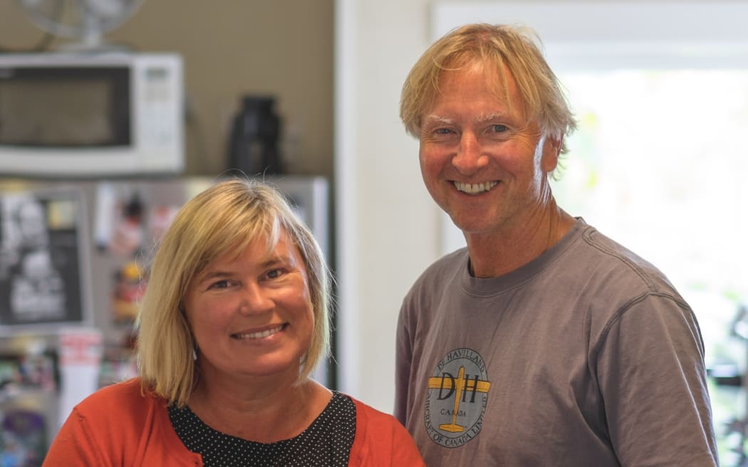 Hopewell Lodge owners Lynley Perkins Clegg and Michael Clegg.