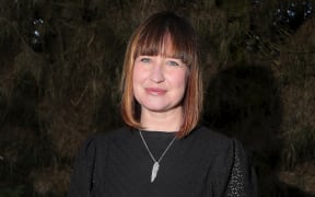 26082022. Robyn Edie. News. Southland Times/Stuff.  Stuff and Sunday Star Times senior writer Andrea Vance, with her dog Dubh.